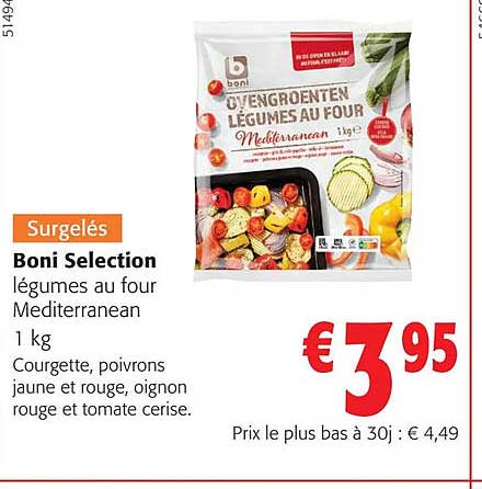 boni selection légumes au four mediterranean