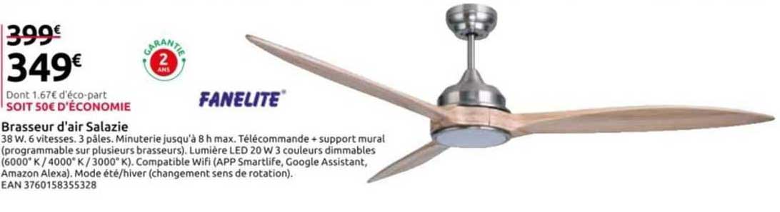 brasseur d'air salazie fanelite