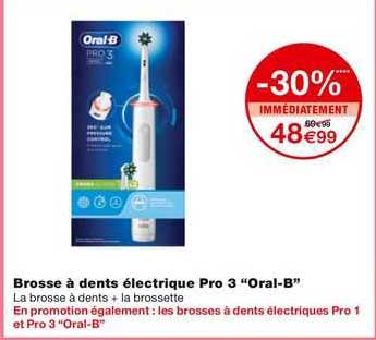 brosse à dents électrique pro 3 "oral-b"