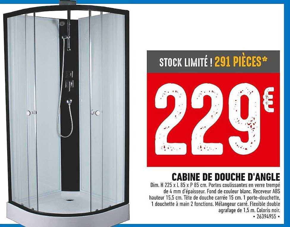 Cabine De Douche D'angle