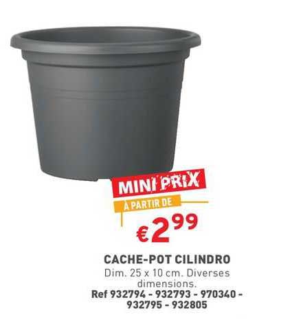cache-pot cilindro