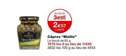 Câpres "maille"