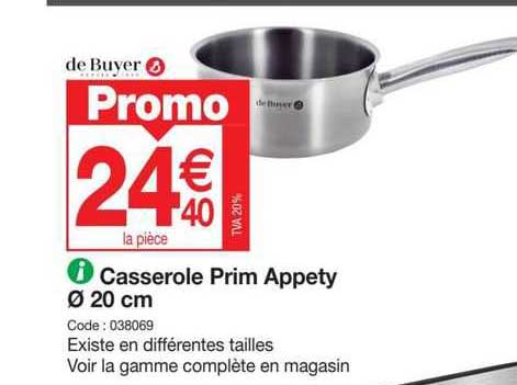 casserole prim appety ø 20 cm