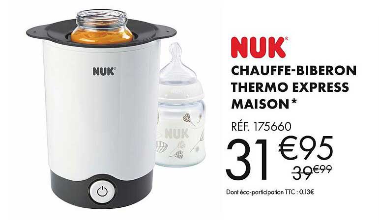 chauffe-biberon thermo express maison nuk