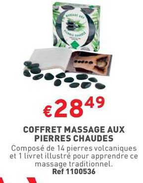 coffret massage aux pierres chaudes