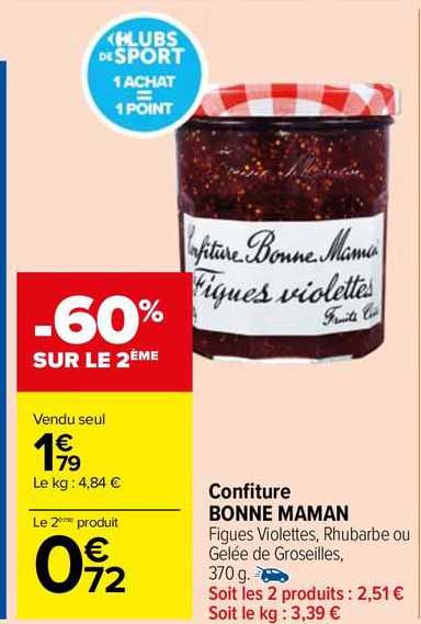 confiture bonne maman