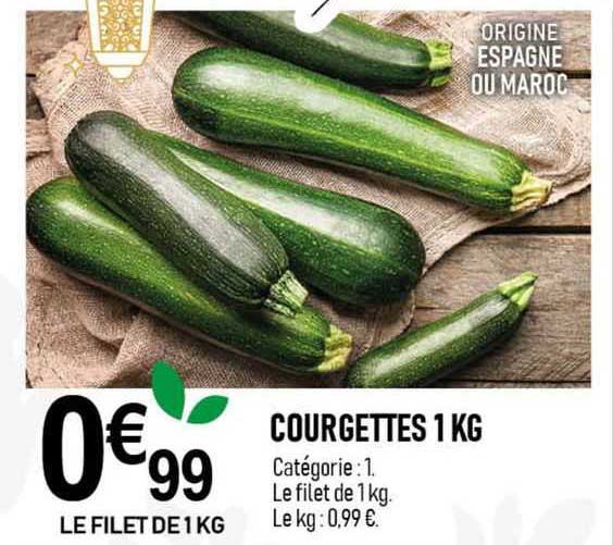 courgettes 1kg