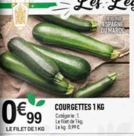 courgettes 1kg