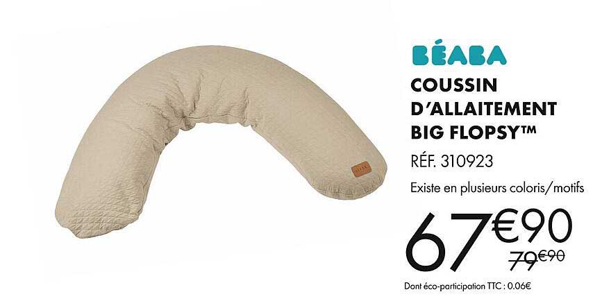 coussin d'allaitement big flopsy béaba