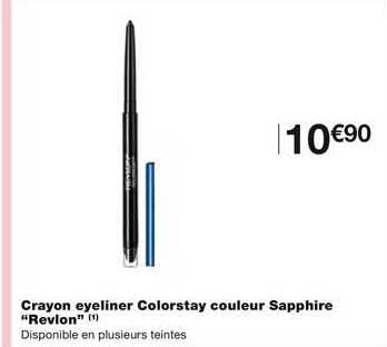 crayon eyeliner colorstay couleur sapphire "revlon"