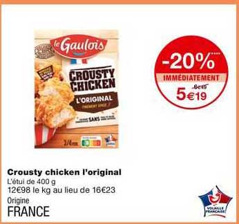 crousty chicken l'original
