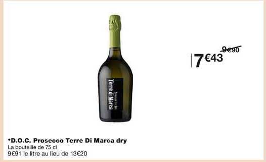 d.o.c. prosecco terre di marca dry