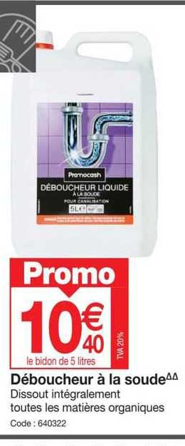 Déboucheur à La Soude