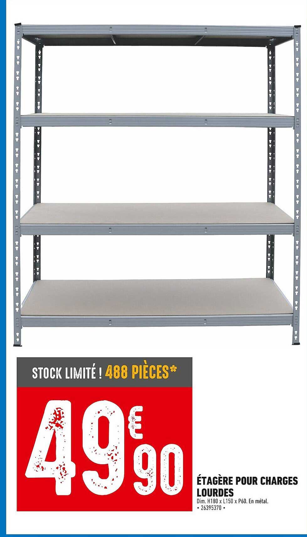 étagère pour charges lourdes