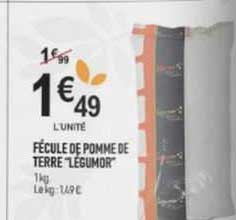 fécule de pomme de terre "légumor"