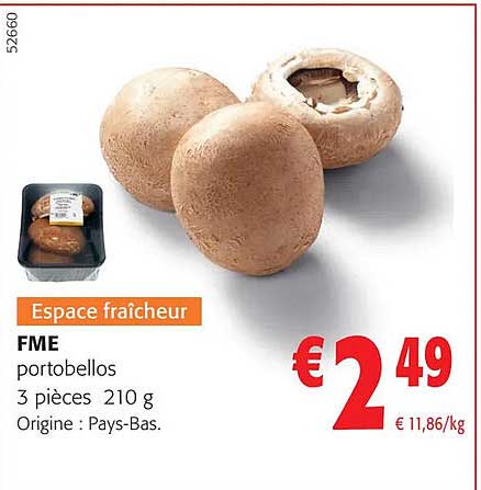 Fme Portobellos 3 Pièces