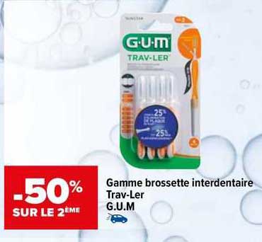 gamme brossette interdentaire trav-ler g.u.m