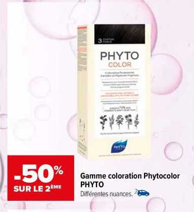 gamme coloration phytocolor phyto