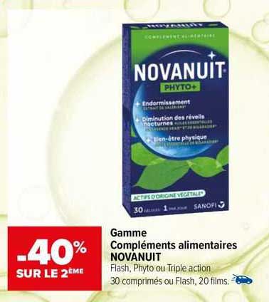gamme compléments alimentaires novanuit