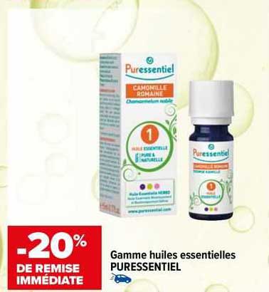 Gamme Huiles Essentielles Puressentiel