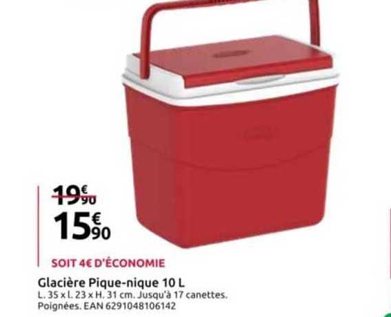 glacière pique-nique 10 l