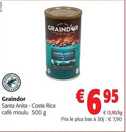 graindor santa anita - costa rica café moulu
