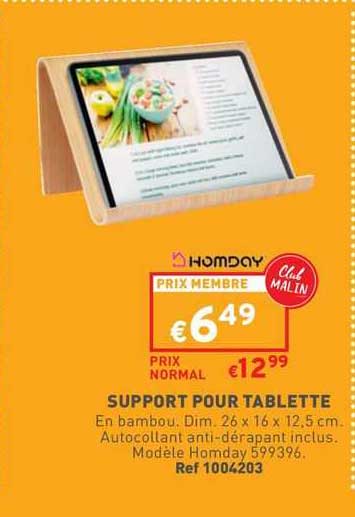 Homday Support Pour Tablette