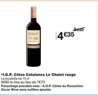 i.g.p. côtes catalanes le chalet rouge