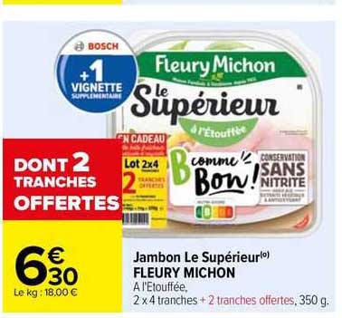 jambon le supérieur fleury michon