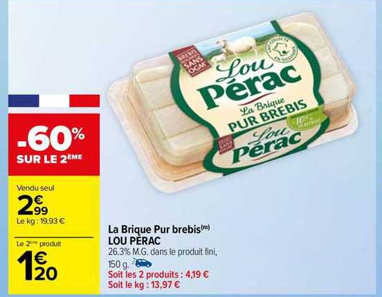 la brique pur brebis lou pèrac