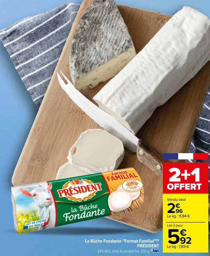 la bûche fondante "format familial président