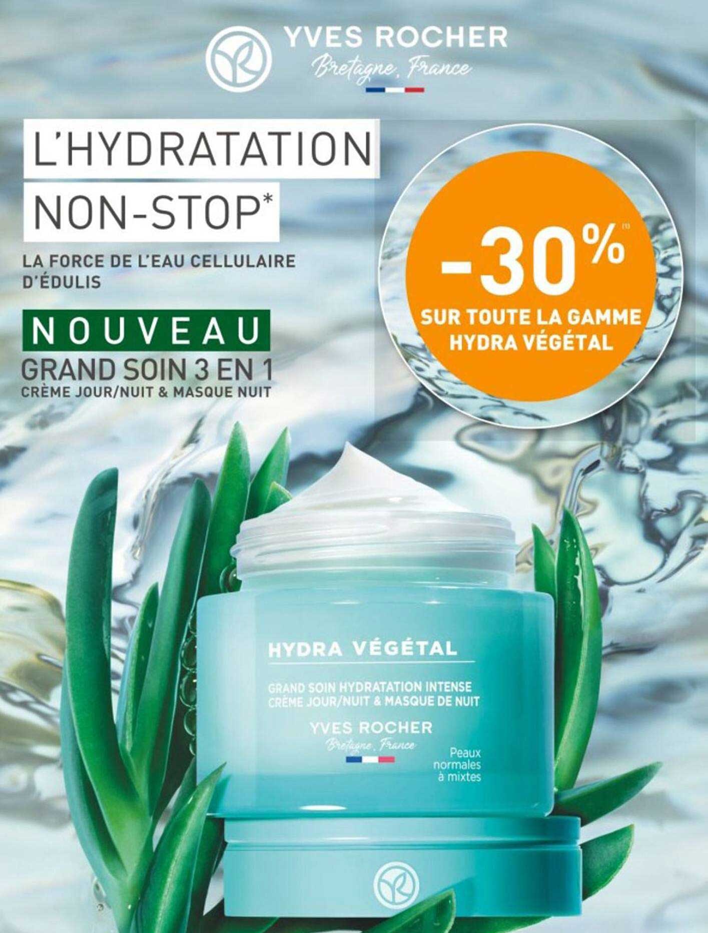 la gamme hydra végétal