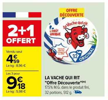la vache qui rit "offre découverte"