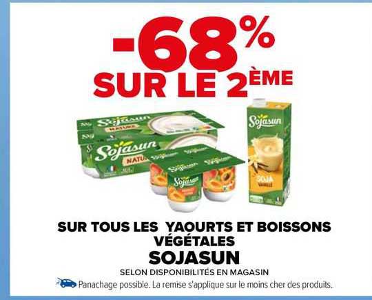 Les Yaourts Et Boissons Végétales Sojasun