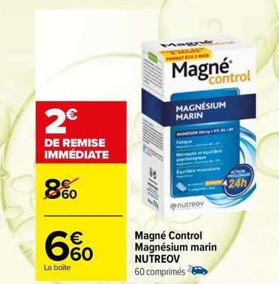 magné control magnésium marin nutreov