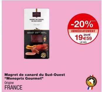 magret de canard du sud-ouest "monoprix gourmet"