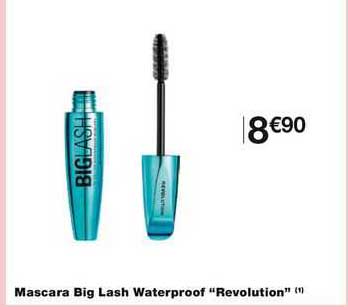 mascara big lash waterproof "revolution"