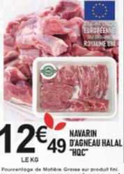 navarin d'agneau halal "hqc"