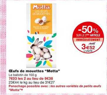 œufs de mouettes "motta"