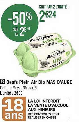 œufs plein air bio mas d'auge