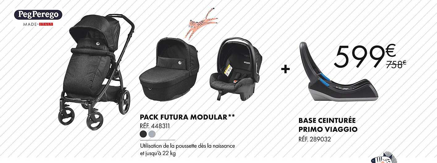 pack futura modular + base ceinturée primo viaggio