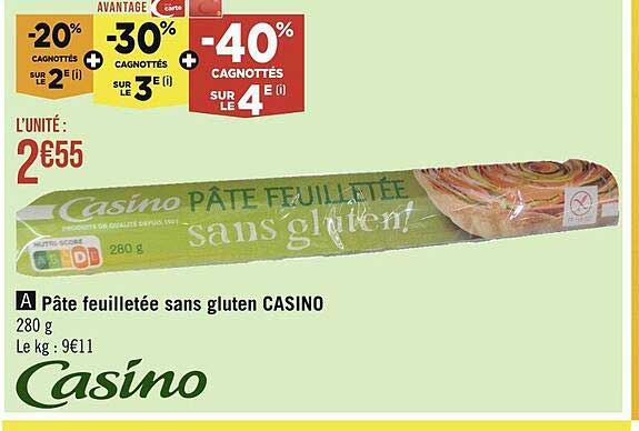 Pâte Feuilletée Sans Gluten Casino