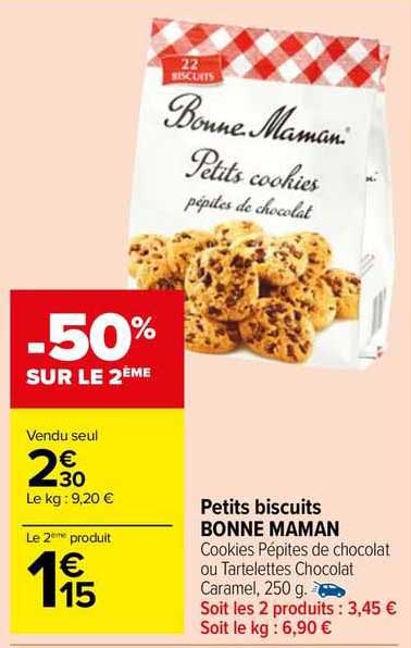 petits biscuits bonne maman