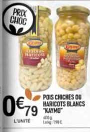 Pois Chiches Ou Haricots Blancs "kaymo"