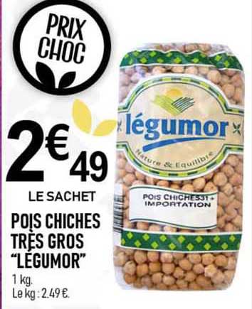 pois chiches très gros "légumor"
