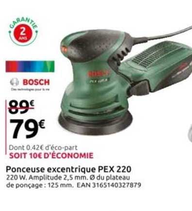 ponceuse excentrique pex 220 bosch