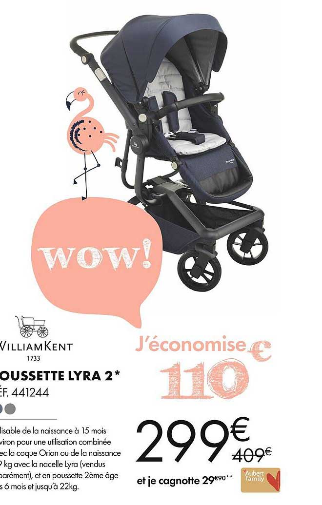 poussette lyra 2 william kent