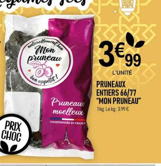 pruneaux entiers 66/77 "mon pruneau"
