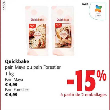 quickbake pain maya ou pain forestier