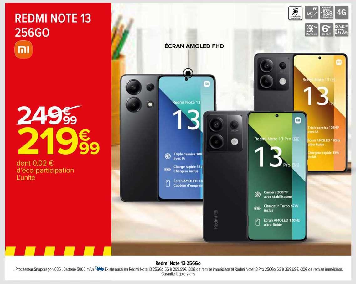redimi note 13 256go